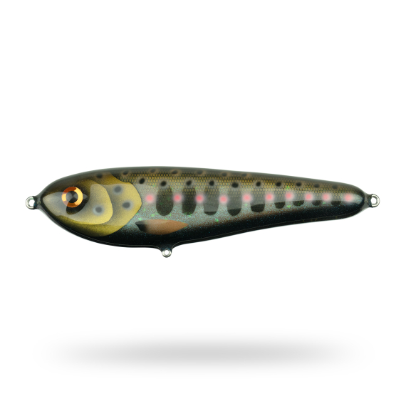 Wolfcreek Big Bad Wolf 20cm, 150g - Black Smolt UV in der Gruppe Köder / Handgefertigte Köder / Handgefertigte Jerkbaits bei Sportfiskeprylar.se (BIGBADCR175)