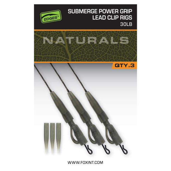 Fox Naturals Sub Power Grip Lead Clip in der Gruppe Haken & Zubehör / Rig Zubehör / Lead Clips bei Sportfiskeprylar.se (CAC850r)