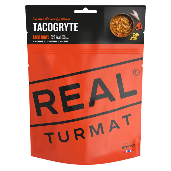 Real Turmat Taco Bowl in der Gruppe Outdoor / Camping Essen / Gefriergetrocknetes Essen bei Sportfiskeprylar.se (DT6018)