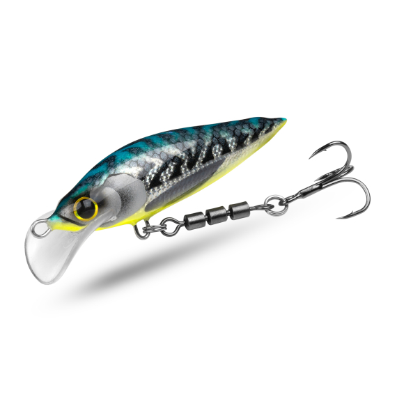 Elfbaits Baby Troll 7,5cm, 6g - Flouroscent Mackerel in der Gruppe Köder / Handgefertigte Köder / Handgefertigte Wobbler bei Sportfiskeprylar.se (EFLBAITBBYT2)