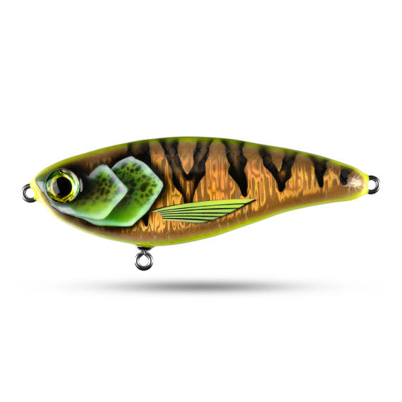 Elfbaits Swim 15cm, 100g - Lemon Perch in der Gruppe Köder / Handgefertigte Köder / Handgefertigte Jerkbaits bei Sportfiskeprylar.se (EFLBAITSS7)