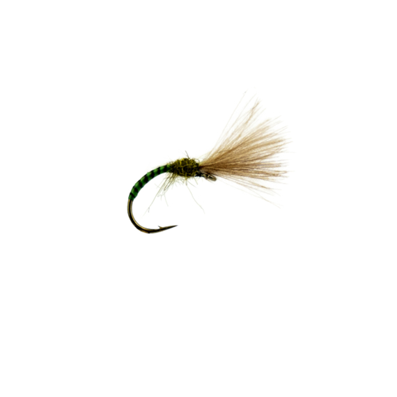 Shuttlecock Quill Emerger Olive # 15 in der Gruppe Köder / Fliegen / Trockenfliegen bei Sportfiskeprylar.se (F30-1007-15)