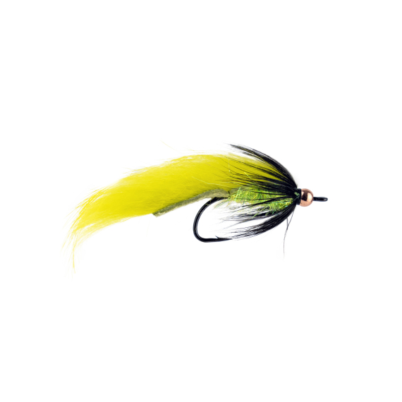 Zonker Yellow BH # 6 in der Gruppe Köder / Fliegen / Streamers bei Sportfiskeprylar.se (F30-1085-6)