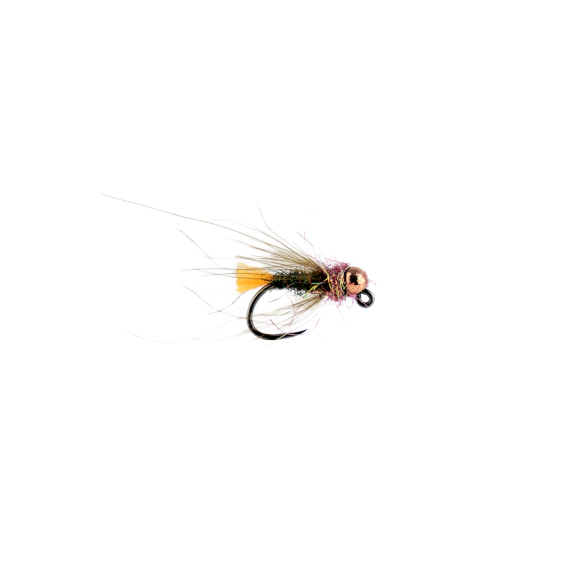 Orange Hot Spot Jig Nymph TB # 12 in der Gruppe Köder / Fliegen / Nymphen bei Sportfiskeprylar.se (F30-1096-12)