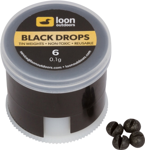 Loon Black Drop - Twist Pot in der Gruppe Haken & Zubehör / Sinkers & Gewichte / Bleie & Split Shots bei Sportfiskeprylar.se (F7136r)