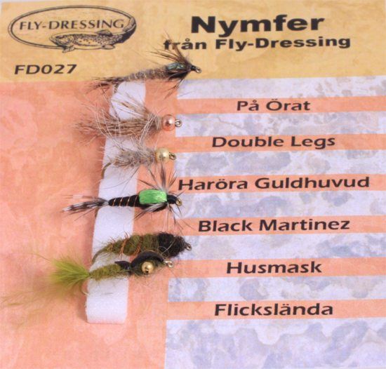 Nymphen in der Gruppe Köder / Fliegen / Nymphen bei Sportfiskeprylar.se (FD027)