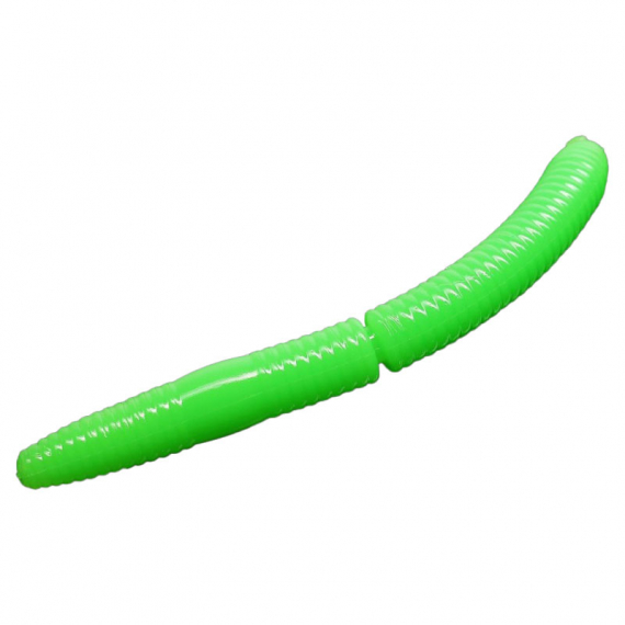 Libra Lures Fatty D\'Worm 75 Krill (8pcs) - Hot Green in der Gruppe Köder / Gummiköder / Krebse & Creaturebaits / Würmer bei Sportfiskeprylar.se (FDW75L8P-026)