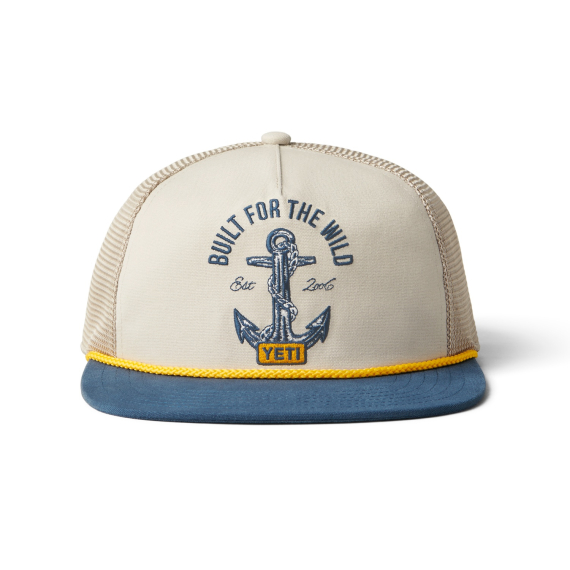 Yeti Open Seas Rope Trucker Cap Deep Tan/Navy in der Gruppe Kleidung & Schuhe / Kappen & Kopfbedeckungen / Caps / Trucker-Kappen bei Sportfiskeprylar.se (H014N)