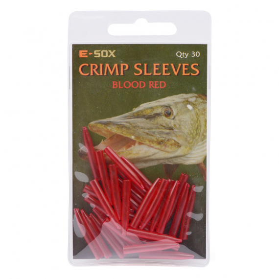 Drennan E-SOX Crimp Sleeves-Blood Red in der Gruppe Haken & Zubehör / Rig Zubehör / Schrumpfschlauch & Sleeves bei Sportfiskeprylar.se (H582-002)