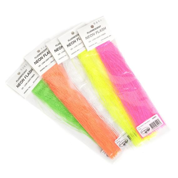 Fluo Neon Flashabou in der Gruppe Haken & Zubehör / Fliegenbinden / Fliegenbindematerial / Flash & synthetische Flügel bei Sportfiskeprylar.se (H6984r)