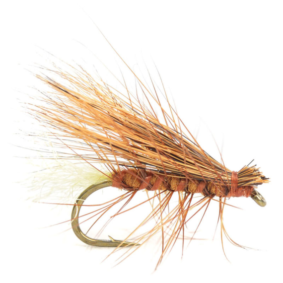 Elk Hair Caddis Red/Brown size 14 in der Gruppe Köder / Fliegen / Trockenfliegen bei Sportfiskeprylar.se (HF0302-14)