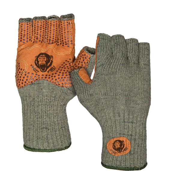 Fish Monkey Wooly Gloves Olive in der Gruppe Kleidung & Schuhe / Kleidung / Handschuhe bei Sportfiskeprylar.se (HM713-SMr)