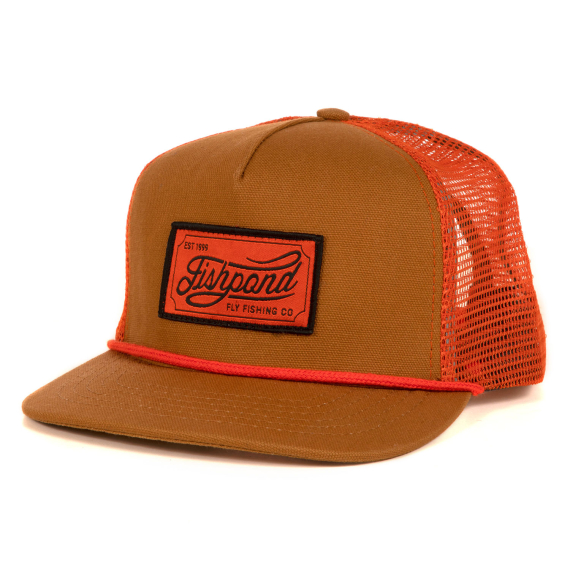 Fishpond Heritage Trucker Hat - Sandbar/Orange in der Gruppe Kleidung & Schuhe / Kappen & Kopfbedeckungen / Caps / Trucker-Kappen bei Sportfiskeprylar.se (HTH-S-O)