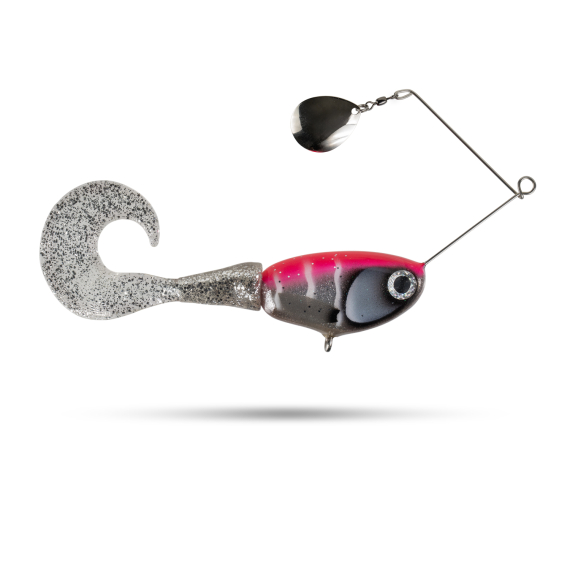 JW Lures Constant Spinnerbait 20cm, 70g - Pink Disco Tiger in der Gruppe Köder / Spinnerbait bei Sportfiskeprylar.se (JWCTSB-6)