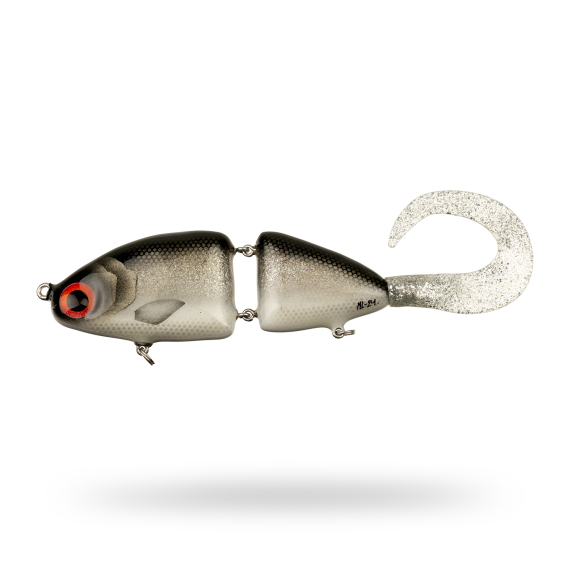 Mälaren Lures Fathead Swimbait 17cm, 125g - Black And White in der Gruppe Köder / Handgefertigte Köder / Handgefertigte Swimbaits bei Sportfiskeprylar.se (MLFHS17-5)