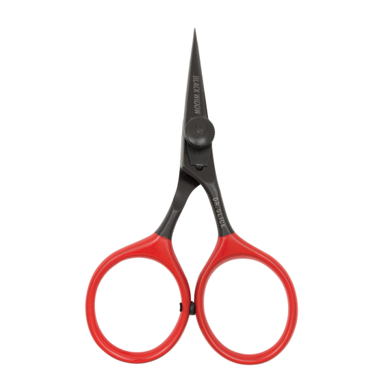 DR Slick SR4BW Black Widow All Purpose Razor Scissor 4\'\' Bent Shaft Black and Red in der Gruppe Werkzeuge & Zubehör / Zangen & Scheren / Schnurscheren & Scheren bei Sportfiskeprylar.se (NFD9320-SR4BW)