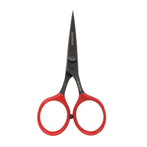 DR Slick SR45BW Black Widow Hair Razor Scissor 4-1/2\'\' Bent Shaft Black and Red in der Gruppe Werkzeuge & Zubehör / Zangen & Scheren / Schnurscheren & Scheren bei Sportfiskeprylar.se (NFD9321-SR45BW)