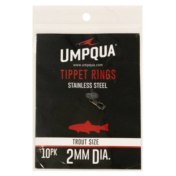 Umpqua Tippet Ring Standard 2mm 10-pack in der Gruppe Haken & Zubehör / Vorfächer & Vorfachmaterial / Vorfachmaterial / Vorfachmaterial Fliegenfischen bei Sportfiskeprylar.se (NFD9384)