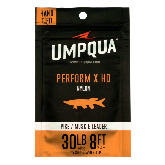 Umpqua Perform X Pike Leader w/Tyger Wire Tip 8ft 30lb in der Gruppe Haken & Zubehör / Vorfächer & Vorfachmaterial / Fertige Vorfächer / Tapered Vorfächer bei Sportfiskeprylar.se (NFD9389)