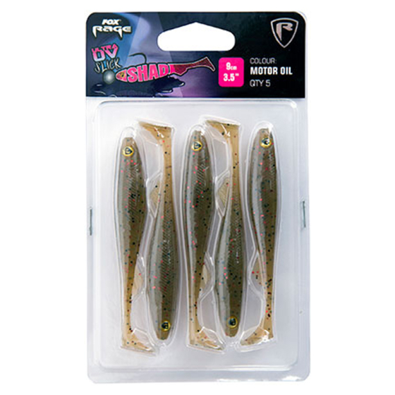 Fox Rage Slick Shad Ultra UV 9 cm 5-pack in der Gruppe Köder / Gummiköder / Barsch Gummifische & Zander Gummifische bei Sportfiskeprylar.se (NSC029r)