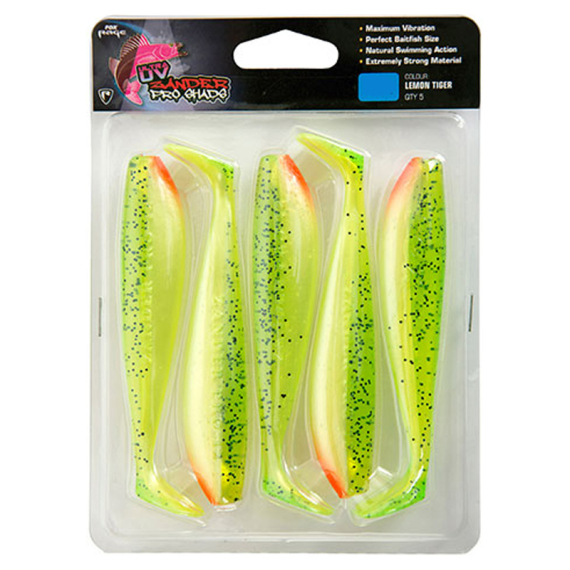 Zander Pro Ultra UV 12 cm 5-pack in der Gruppe Köder / Gummiköder / Barsch Gummifische & Zander Gummifische bei Sportfiskeprylar.se (NZS024r)