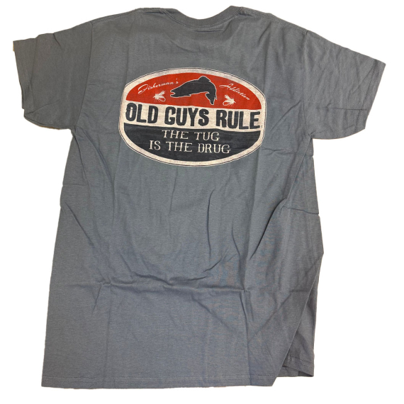 Old Guys Rule Fishermans Addiction in der Gruppe Kleidung & Schuhe / Kleidung / T-shirts bei Sportfiskeprylar.se (OG2256-Mr)