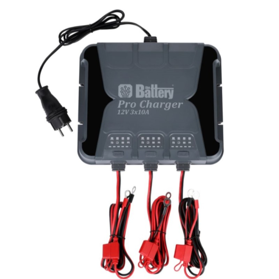 The Battery Pro Charger 12v 3x10A in der Gruppe Technik & Boot / Bootsbatterie & Akkuladegerät / Batterieladegerät bei Sportfiskeprylar.se (PC01)