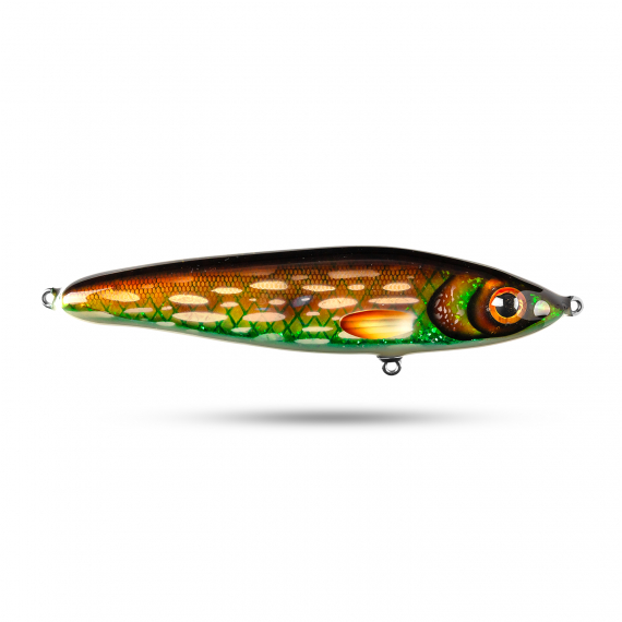 Pineslope Lures Beef Jerky Shallow 22cm, 130g - Fancypants Pike in der Gruppe Köder / Handgefertigte Köder / Handgefertigte Jerkbaits bei Sportfiskeprylar.se (PSLBJS22-9)