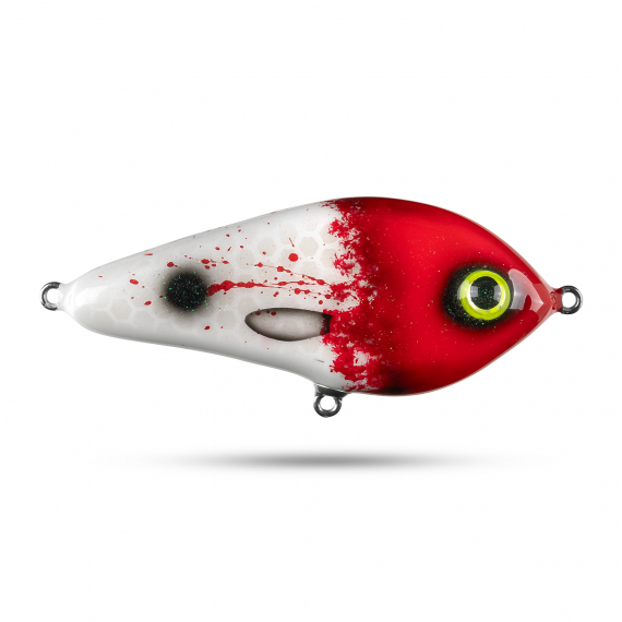 Pineslope Lures Drumstick V2 Slow Sink 15cm, 115g - Bloody Redhead in der Gruppe Köder / Handgefertigte Köder / Handgefertigte Swimbaits bei Sportfiskeprylar.se (PSLDSSS23-3)