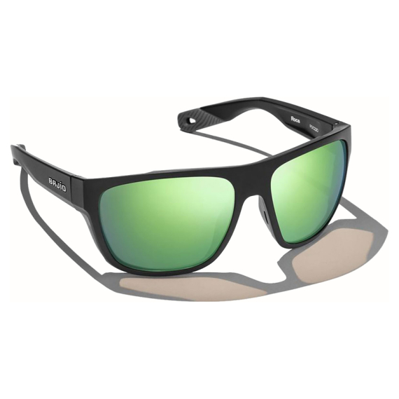 Bajio Las Rocas Black Matte Green Mirror PC +2,00 in der Gruppe Kleidung & Schuhe / Sonnenbrillen / Polarisierte Sonnenbrillen bei Sportfiskeprylar.se (ROC220132200)