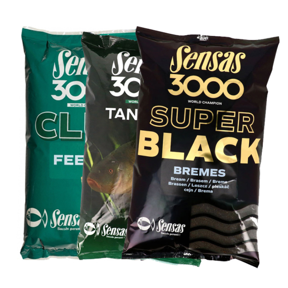 Sensas 3000 1kg x 3-pack in der Gruppe Köder / Boilies, Baits & Groundbait / Futter bei Sportfiskeprylar.se (SENSAS3000MIXPACK)