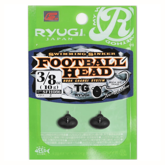 Ryugi Football Tungsten Sinker in der Gruppe Haken & Zubehör / Sinkers & Gewichte / Sonstige Bleie & Gewichte bei Sportfiskeprylar.se (SFH086r)