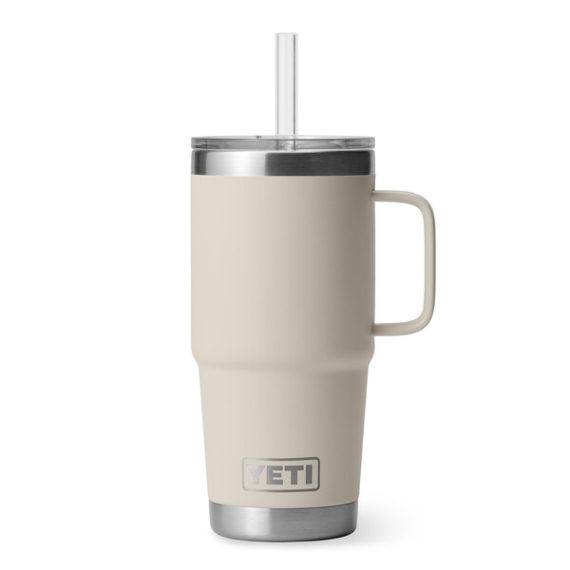 Yeti Rambler 25 Oz Straw Mug 2.0 - Cape Taupe in der Gruppe Outdoor / Campingküchen & Utensilien / Thermosflaschen / Thermobecher bei Sportfiskeprylar.se (SKU-2326-24H2BH)