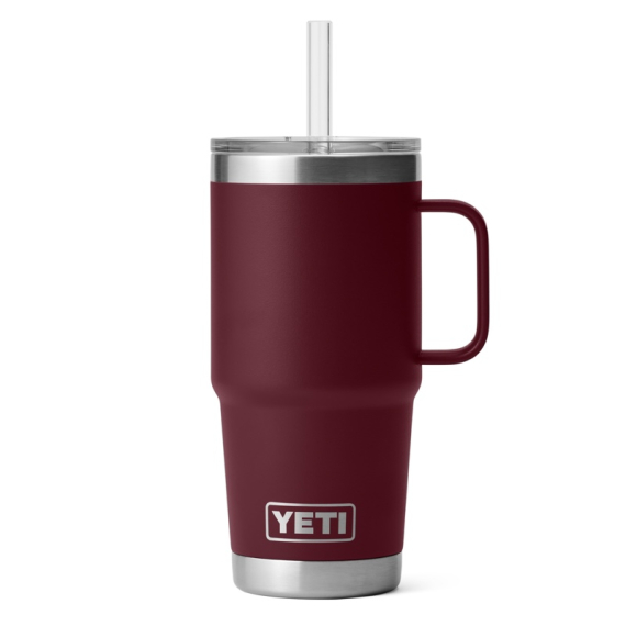 Yeti Rambler 25 Oz Straw Mug 2.0 - Wild Vine Red in der Gruppe Outdoor / Campingküchen & Utensilien / Thermosflaschen / Thermobecher bei Sportfiskeprylar.se (SKU-2326-24H2WR)