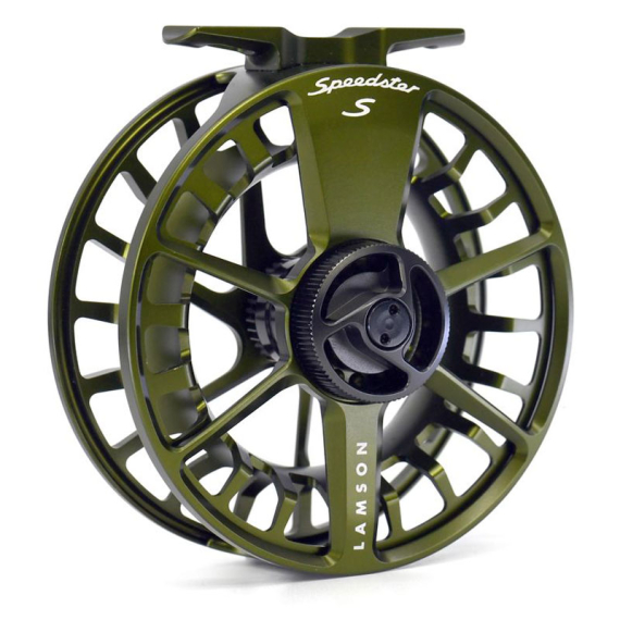 Lamson Speedster S-Series Fly Reel Olive Green in der Gruppe Angelrollen / Fliegenrollen & Zusätzliche Spule / Fliegenrollen bei Sportfiskeprylar.se (SPS-3PLUSREEL-Ogr)