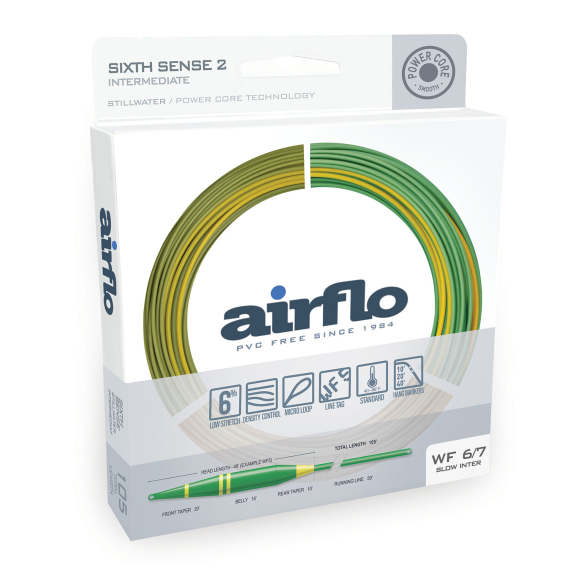 Airflo Sixth Sense Fast Intermediate Fly Line in der Gruppe Schnüre / Fliegenschnüre / Einhand bei Sportfiskeprylar.se (SS2-WF5-6FI-TGr)