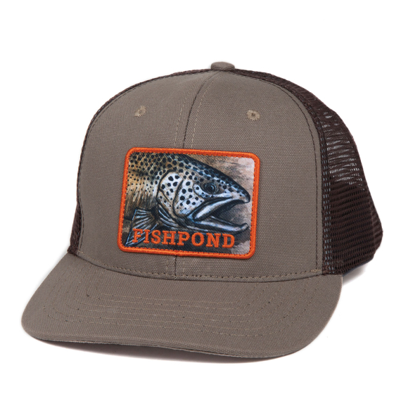 Fishpond Slab Trucker Hat -Sandstone/Brown in der Gruppe Kleidung & Schuhe / Kappen & Kopfbedeckungen / Caps / Trucker-Kappen bei Sportfiskeprylar.se (STH-S-B)