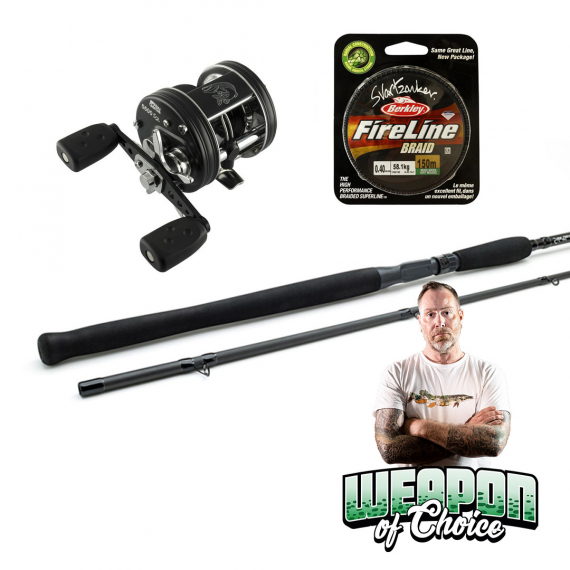 Claes Claesson Team SvartZonker PikeFight Medium Combo in der Gruppe Angelsets / Baitcast Sets bei Sportfiskeprylar.se (SZ-CLAESPF191)