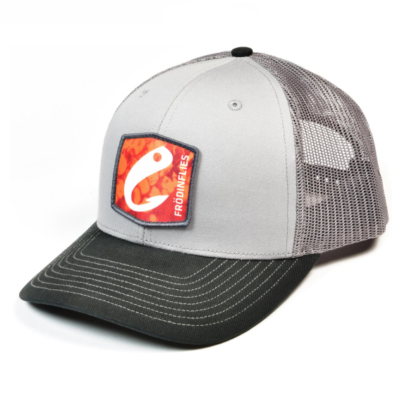 Frödin Logo Trucker Hat – Black/Grey in der Gruppe Kleidung & Schuhe / Kappen & Kopfbedeckungen / Caps / Trucker-Kappen bei Sportfiskeprylar.se (TH-LGB)