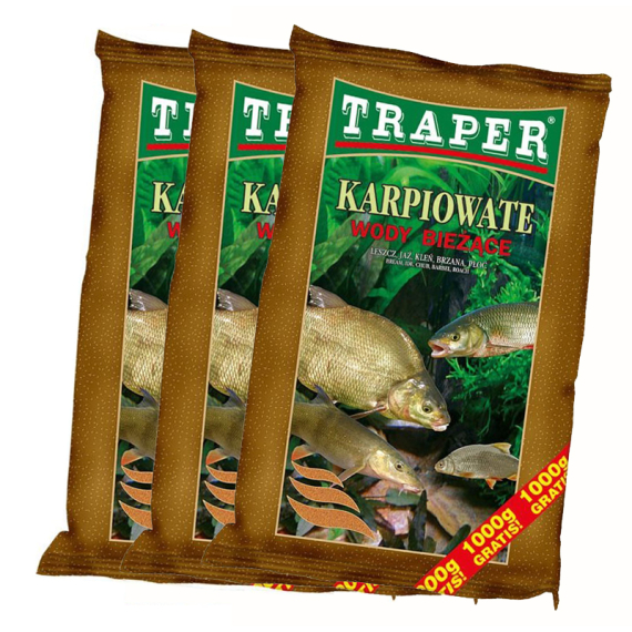 Traper Groundbait Mix 2,5kg x3 in der Gruppe Köder / Boilies, Baits & Groundbait / Futter bei Sportfiskeprylar.se (TRAPERGROUNDBAITPACK)