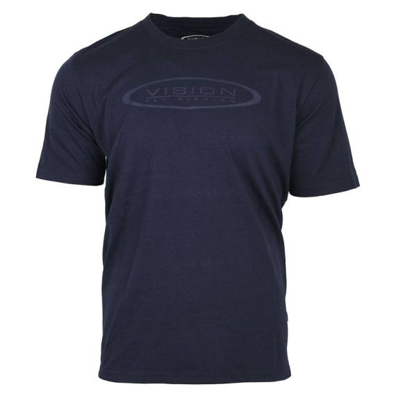 Vision Logo T-shirt Navy Blue in der Gruppe Kleidung & Schuhe / Kleidung / T-shirts bei Sportfiskeprylar.se (V3051-Sr)