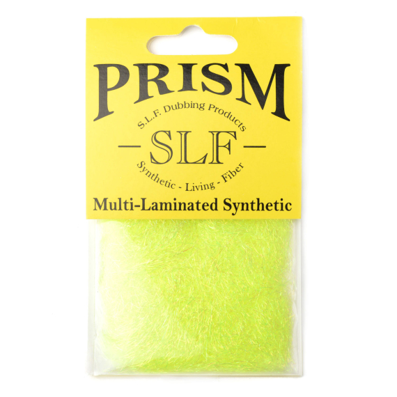 SLF-Prism Dubbing - Fluoro Yellow in der Gruppe Haken & Zubehör / Fliegenbinden / Fliegenbindematerial / Dubbing bei Sportfiskeprylar.se (W-SLFP502)