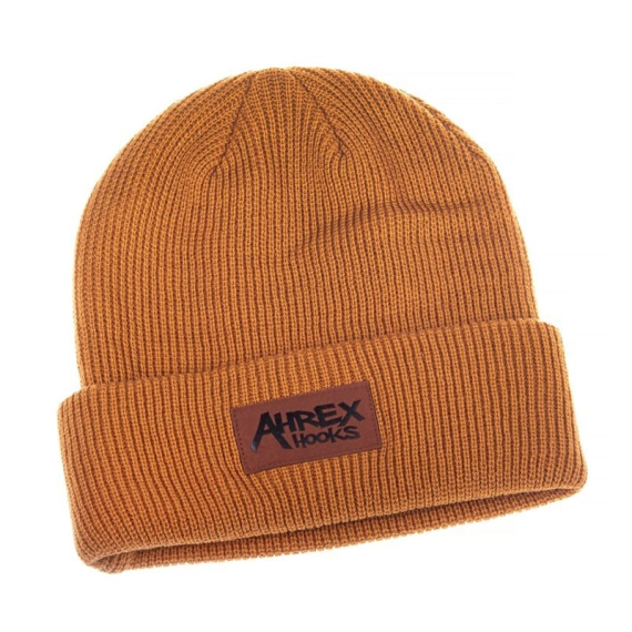 Ahrex Suede Patch Beanie Mustad in der Gruppe Kleidung & Schuhe / Kappen & Kopfbedeckungen / Mützen bei Sportfiskeprylar.se (abe322)