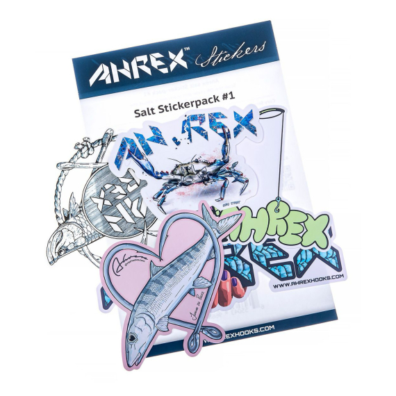 Ahrex Salt Sticker Pack #1 in der Gruppe Sonstiges / Aufkleber & Dekale bei Sportfiskeprylar.se (asa01)