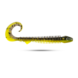 Scout RibTail 10cm (8pcs) - Muddy Chartreuse