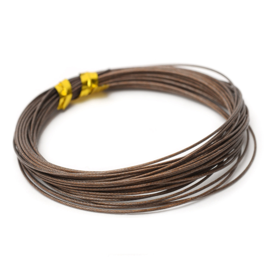 Partridge Bauer Pike Leader Wire 40lb - Brown in der Gruppe Haken & Zubehör / Vorfächer & Vorfachmaterial / Vorfachmaterial bei Sportfiskeprylar.se (ph-aw49-40-5b)