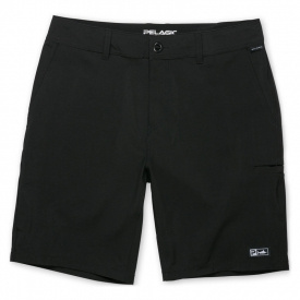 Pelagic Mako Hybrid Solid Short Black