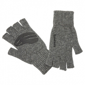 Simms Wool ½ Finger Glove Steel