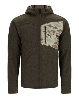 Simms CX Hoody - Full Zip Dark Stone/Ghost Camo Stone