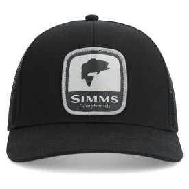 Simms Double Haul Icon Trucker Bass Black